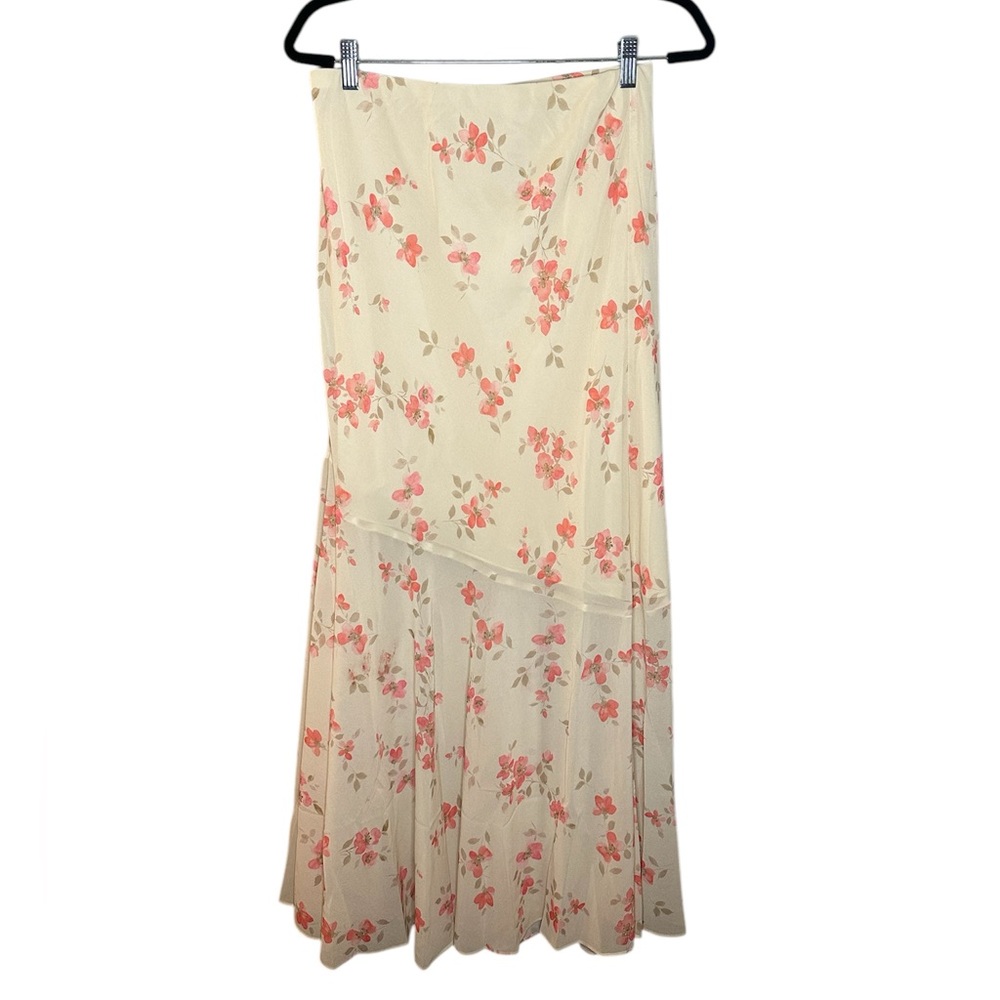 NEW Rumored Ex-BoyfriendBoxer Banana Boat Floral Tieredโ High-Waisted Maxi Skirt